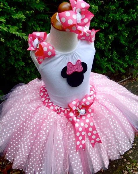 Venta vestidos de minnie mouse para niña rosado en stock