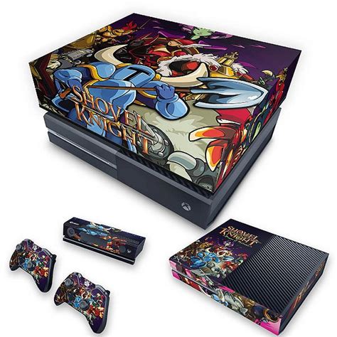 Kit Xbox One Fat Skin E Capa Anti Poeira Shovel Knight Pop Arte Skins