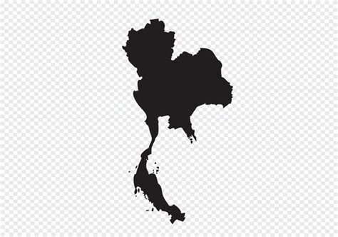 Thailand Map Vector Art Icons And Graphics For Free Download