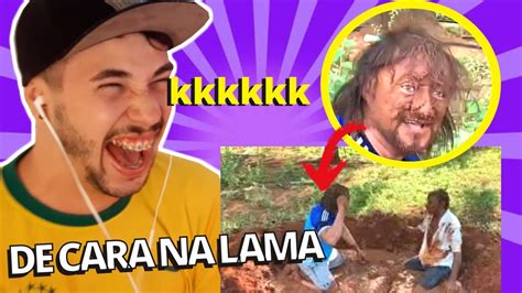 CHOREI DE RIR NESTE REACT Tiringa E Charles No Desafio Da Lama