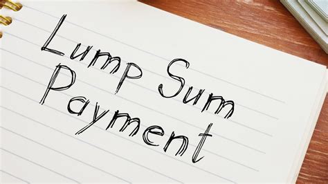 Smsf Pension Strategy Lump Sum Payments