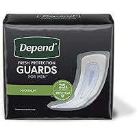 Amazon Depend Men Guards Maximum Absorbency Ea Pack Of