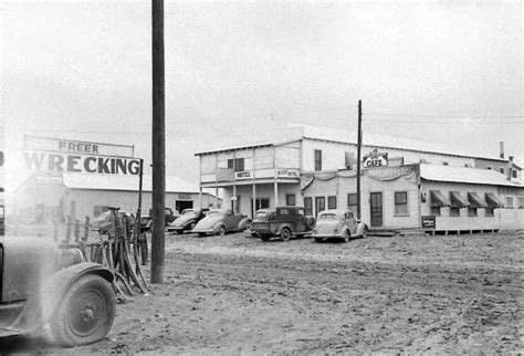 1937 Street Scene in Freer, Texas. | Street scenes, Scene, Street