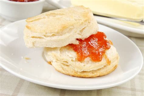 Biscuit With Jelly Stock Photo Image Of Jelly Baked 17459840