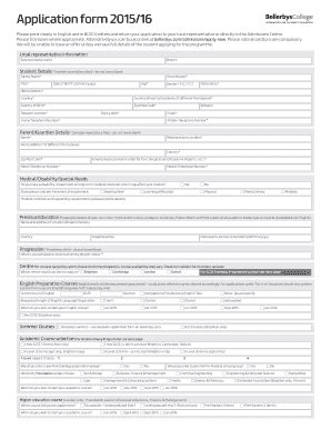 Fillable Online Please Print Clearly In English And In BLOCK Letters