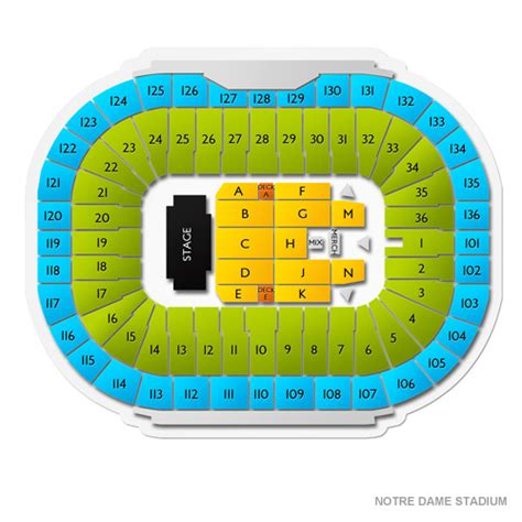 Garth Brooks Concert Notre Dame Seating Chart Ponasa