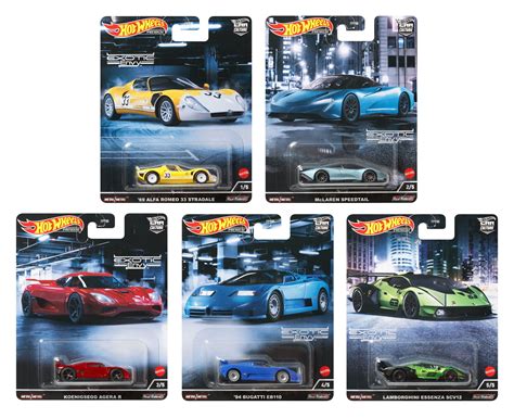 Buy Hot Wheels Premium Car Culture 2022 Exotic Envy 957M Set Of 5