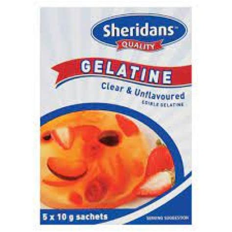 Sheridans 12x50g Gelatine Clandunflavoured