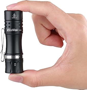 Wurkkos Ts V K Pocket Edc Flashlight Black Body Mini Cri Led