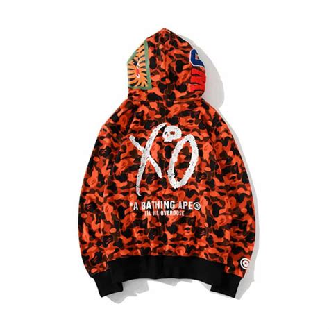 Bape Red Camo Pullover Hoodie | Bapestar