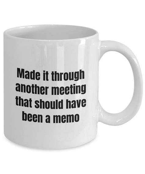 Office Meeting Coworker Boss Coffee Mug Office Coffee Cup Etsyde