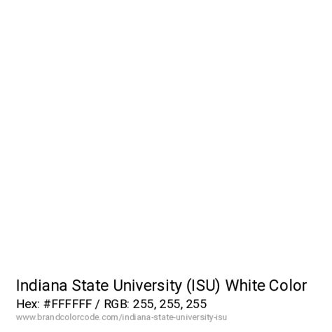 Indiana State University (ISU) Brand Color Codes » BrandColorCode.com