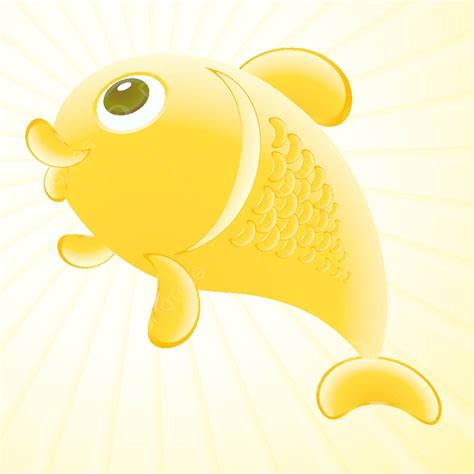 Goldfish Illustration Marine Illustration Fun Vector Marine