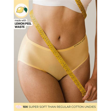 Buy INTIMATE QUEEN Seamless Lemon Bae Quick Dry Lightweight Ultra Soft Yellow Bikini Online
