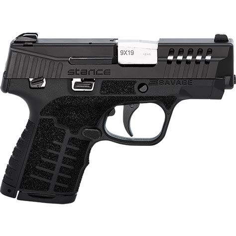 Savage Stance Mc9ms Black 9mm 7 1 10 1 Semi Automatic Pistol Kinsey S Outdoors