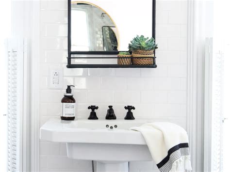 Bathroom Mirror With Side Shelves Everything Bathroom