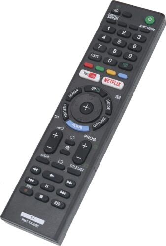 For Sony Tv Rmt Tx E Replacement Remote Control Bravia D Hd Netflix