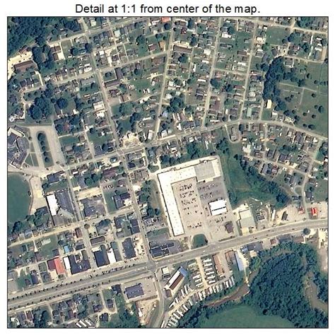 Aerial Photography Map of Milton, WV West Virginia