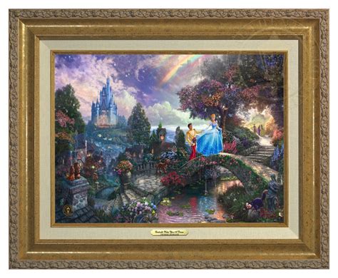 Thomas Kinkade X Framed Canvas Classics Disney Cinderella