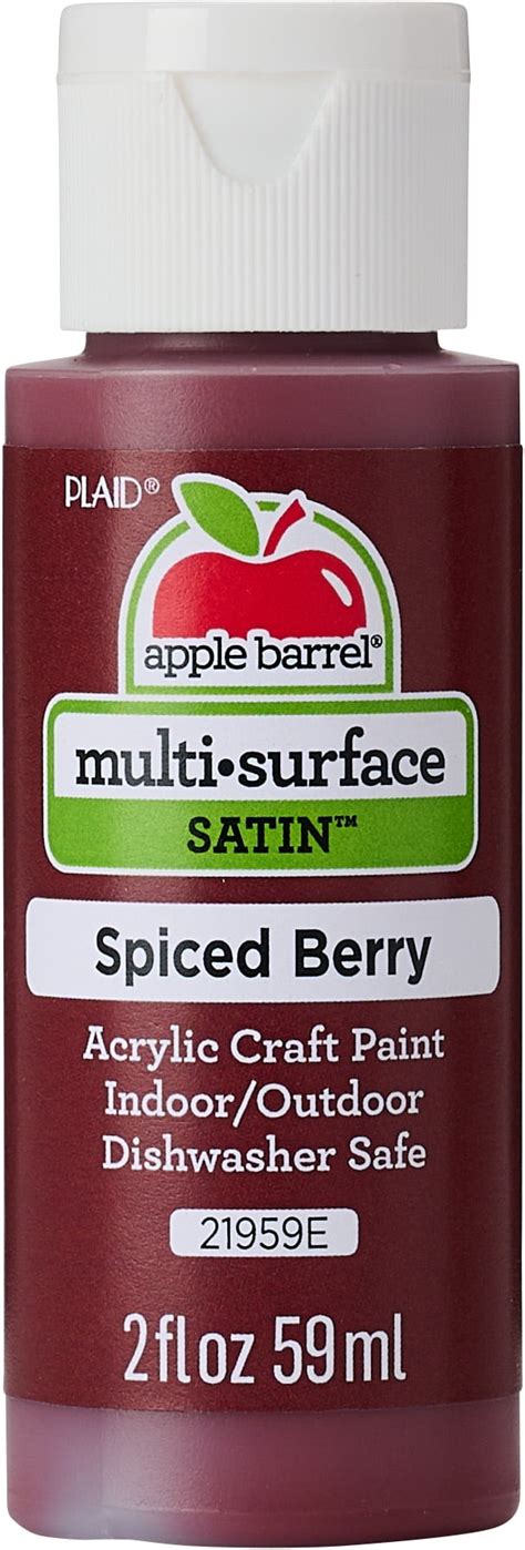 Apple Barrel Multi Surface Acrylic Craft Paint Satin Finish Spiced