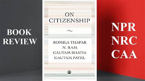 On Citizenship NPR NRC CAA Citizenship Amendment Act 2019 Book