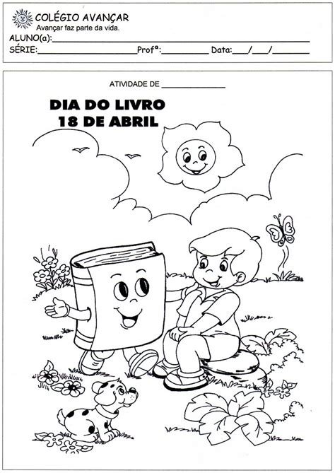 Dia Do Livro Atividades Para Imprimir Rectory