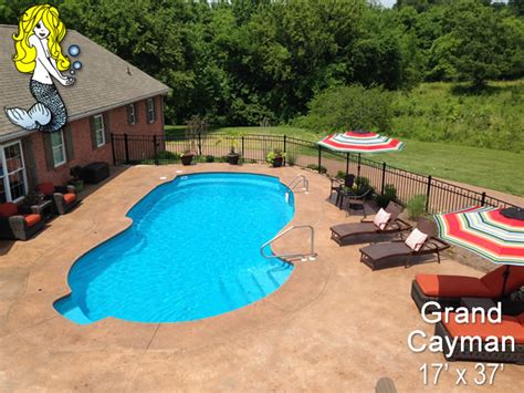 Grand Cayman - Freeform Fiberglass Swimming Pools - Tallman Pools