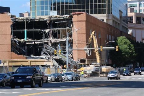 Photos: Demolition Underway at Ballston Common Mall | ARLnow.com