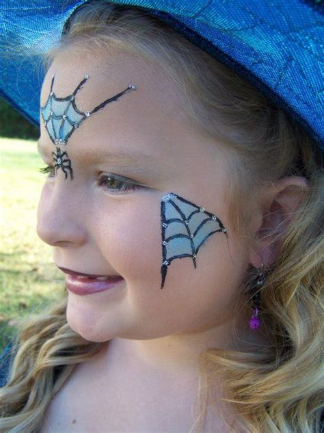 Spider Web Face Painting Easy Halloween Halloween Face Makeup Face