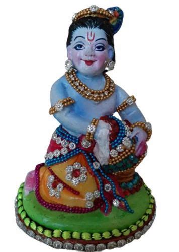 Inch Laddu Gopal Clay Statue Home At Rs In Howrah Id