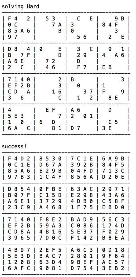 Sudoku 16x16 Print Topsimages Printable Hexadecimal Sudoku