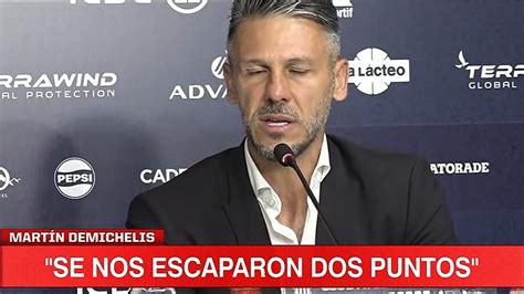 Habl Martin Demichelis Tras El Empate De River A Vs Talleres Con