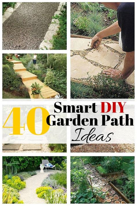 40 Smart DIY Garden Path Ideas - The Budget Diet