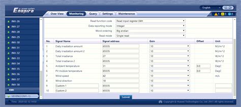 Huawei Weather Station Monitoring In FusionSolar Seven Sensor