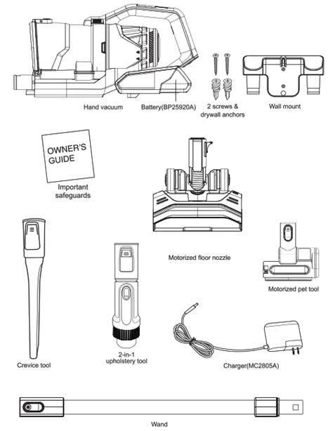 Eureka NEC 580 Series Cordless Stick Vacuum Cleaner Owner S Manual