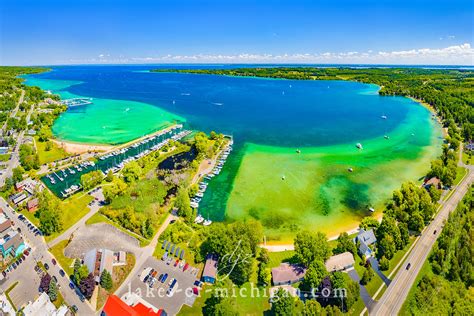 Suttons Bay Michigan Aerial Photos Lakes Of Michigan Dan J Zeeff