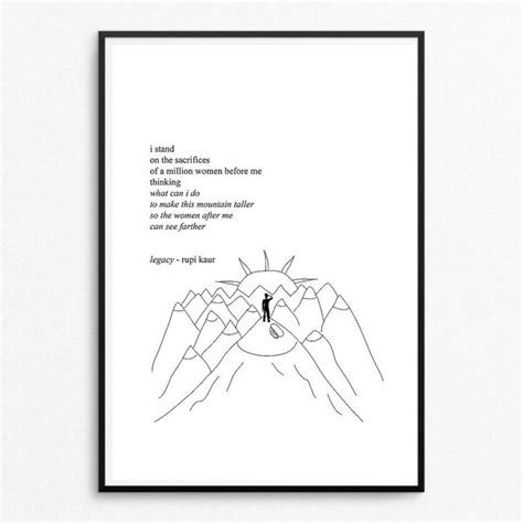 Rupi Kaur Posters Etsy