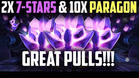 2x 7 Star Crystals And 10 Paragon Crystals Finally Some Great Luck Marvel Contest Of