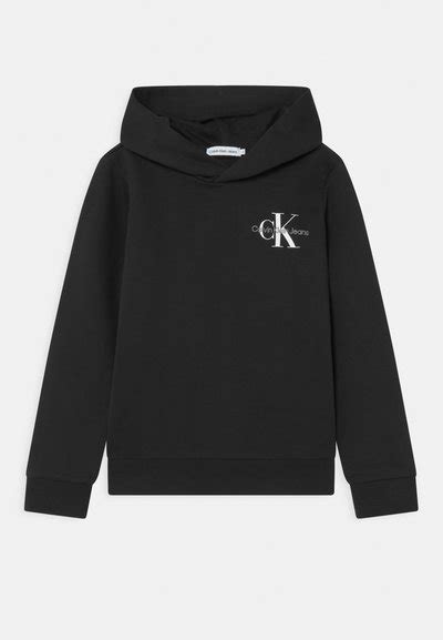 Calvin Klein Jeans Monogram Soft Trui Blackzwart Zalandobe