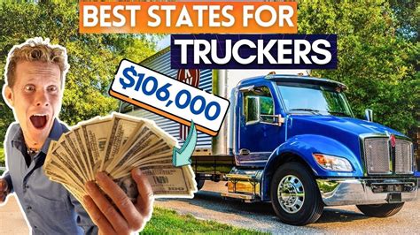 10 Best States For Truck Drivers In 2024 With Salaries YouTube