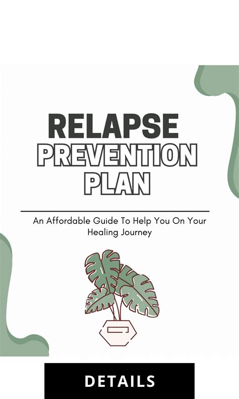 Relapse Prevention Plan