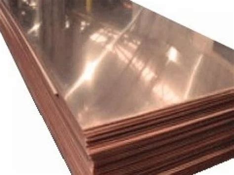 Rectangular Copper Sheet For Industrial Thickness Mm At Best