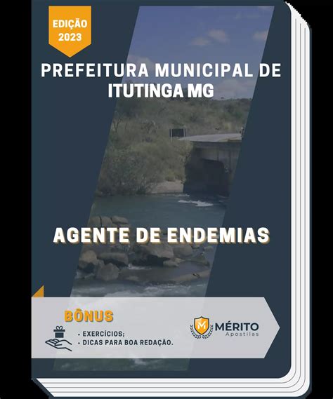 Apostila Agente De Endemias Prefeitura De Itutinga Mg M Rito Apostilas