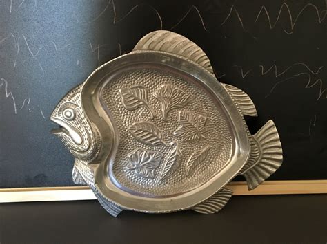 Cast Aluminum Fish Platter By Ihi Made In India Etsy