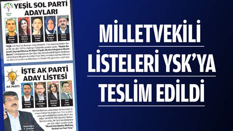 İŞTE BATMAN ADAYLARI BATMAN ÇAĞDAŞ GAZETESİ