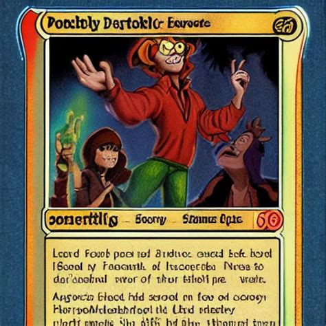 Scooby Doo Magic The Gathering Card High Quality Scan Stable