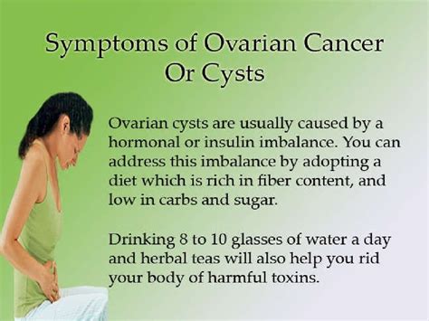 Symptoms Of Ovarian Cancer Or Cysts