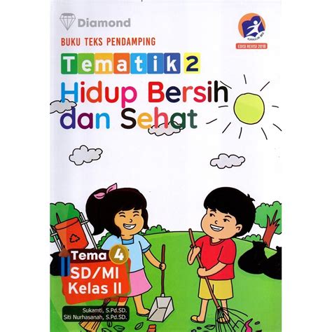 Jual Buku Teks Pendamping Tematik 2 Tema 4 Hidup Bersih Dan Sehat SD