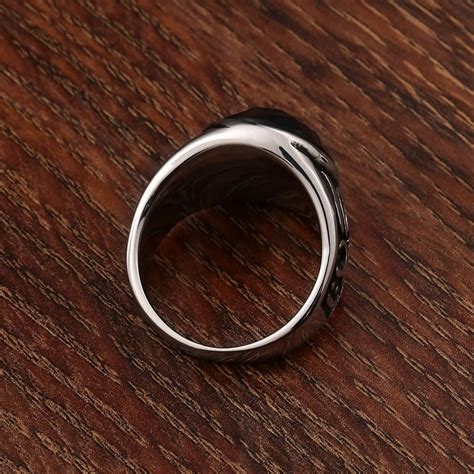 Beglie Edelstahl Herren Ringe Rings For Men Lds Siegelring Bandring