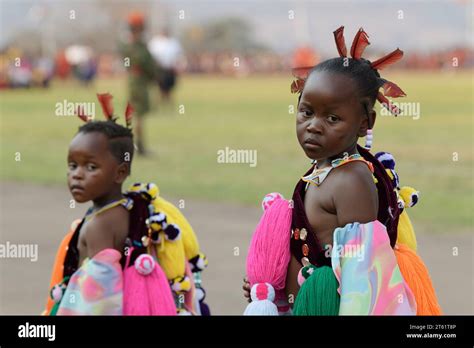 Swazi maidens reed dance hi-res stock photography and images - Alamy